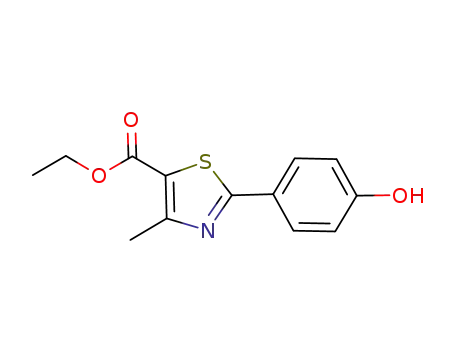 (2-(4-hydroxyphenyl)-4-methylthiazole-5-carboxylic acid ethyl ester)