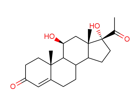 11β,17α-Dihydroxy-pregnen-(4)-dion-(3,20)